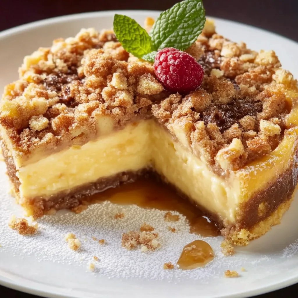 Schneller Pudding-Streuselkuchen