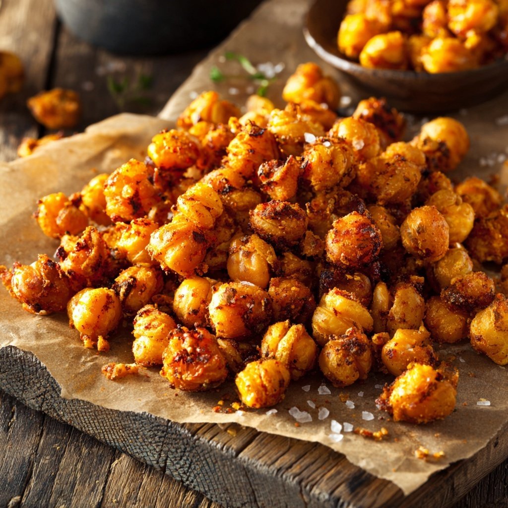 Knusprige Kichererbsen Snackmischung