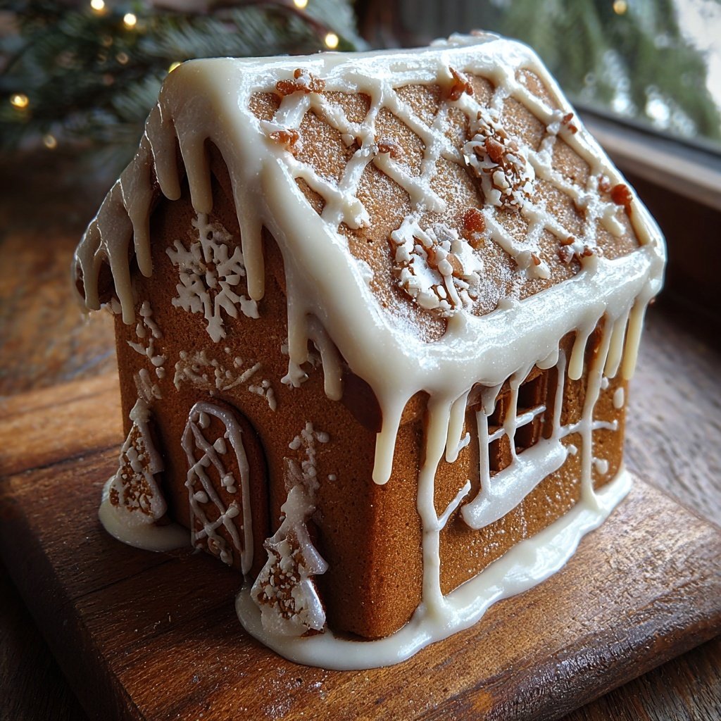 Lebkuchenhaus mit Königlicher Glasur