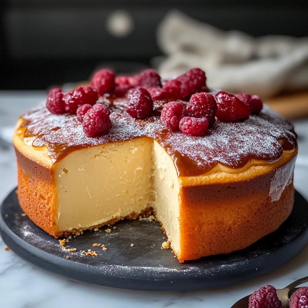 Baskischer Käsekuchen aus der Kastenform
