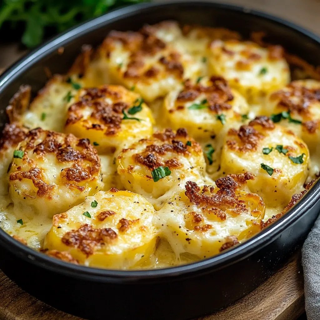 Gebackene Käse-Kartoffeln