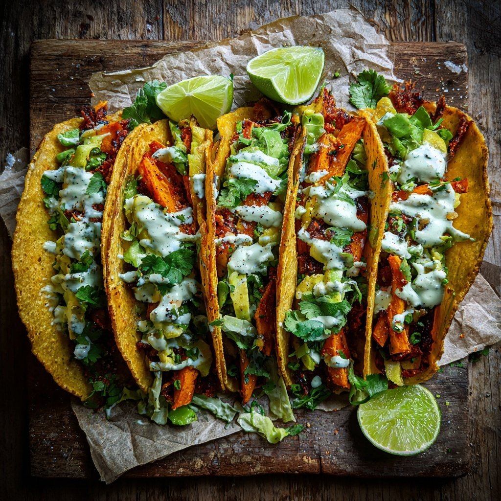 Chipotle-Lime Sweet Potato Tacos