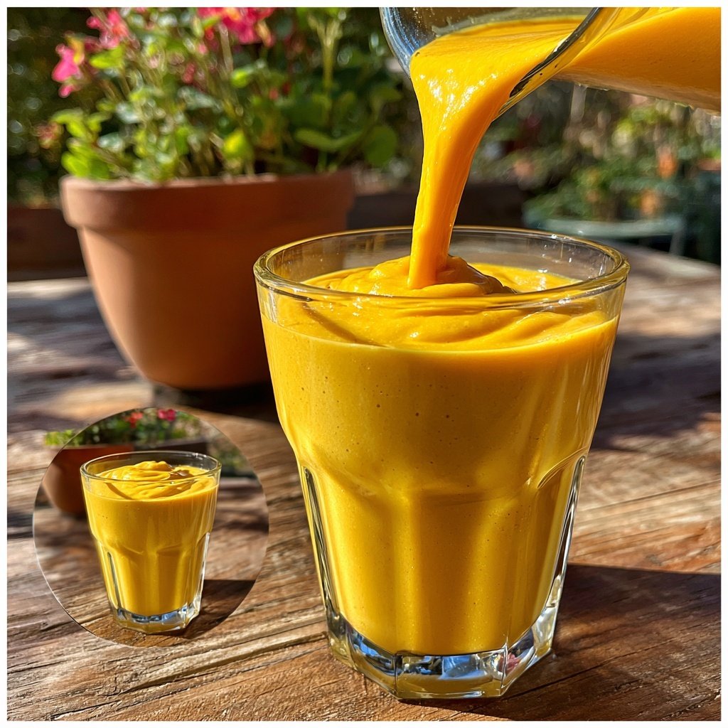 Hohes Protein Mango Smoothie