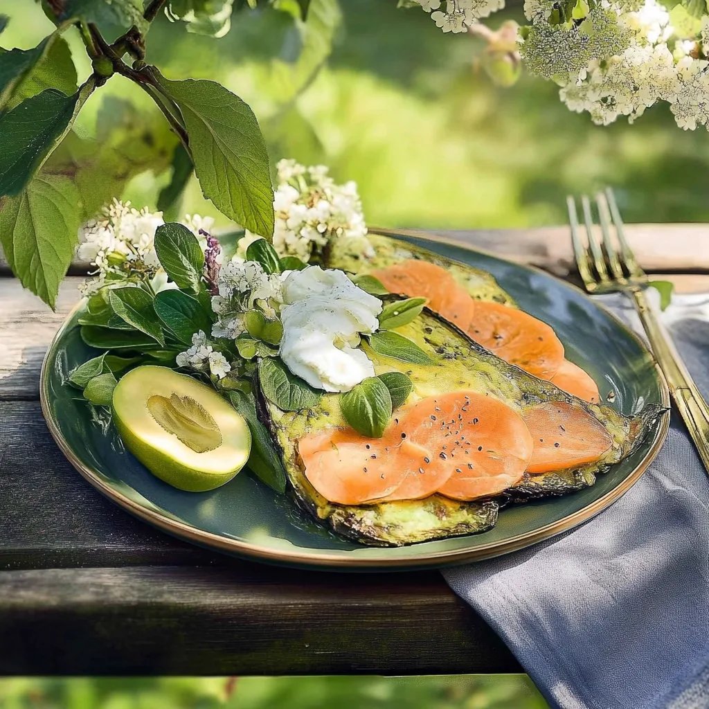 Spenatomelett med kallrökt lax och avokado: Ett fantastiskt ultimat recept