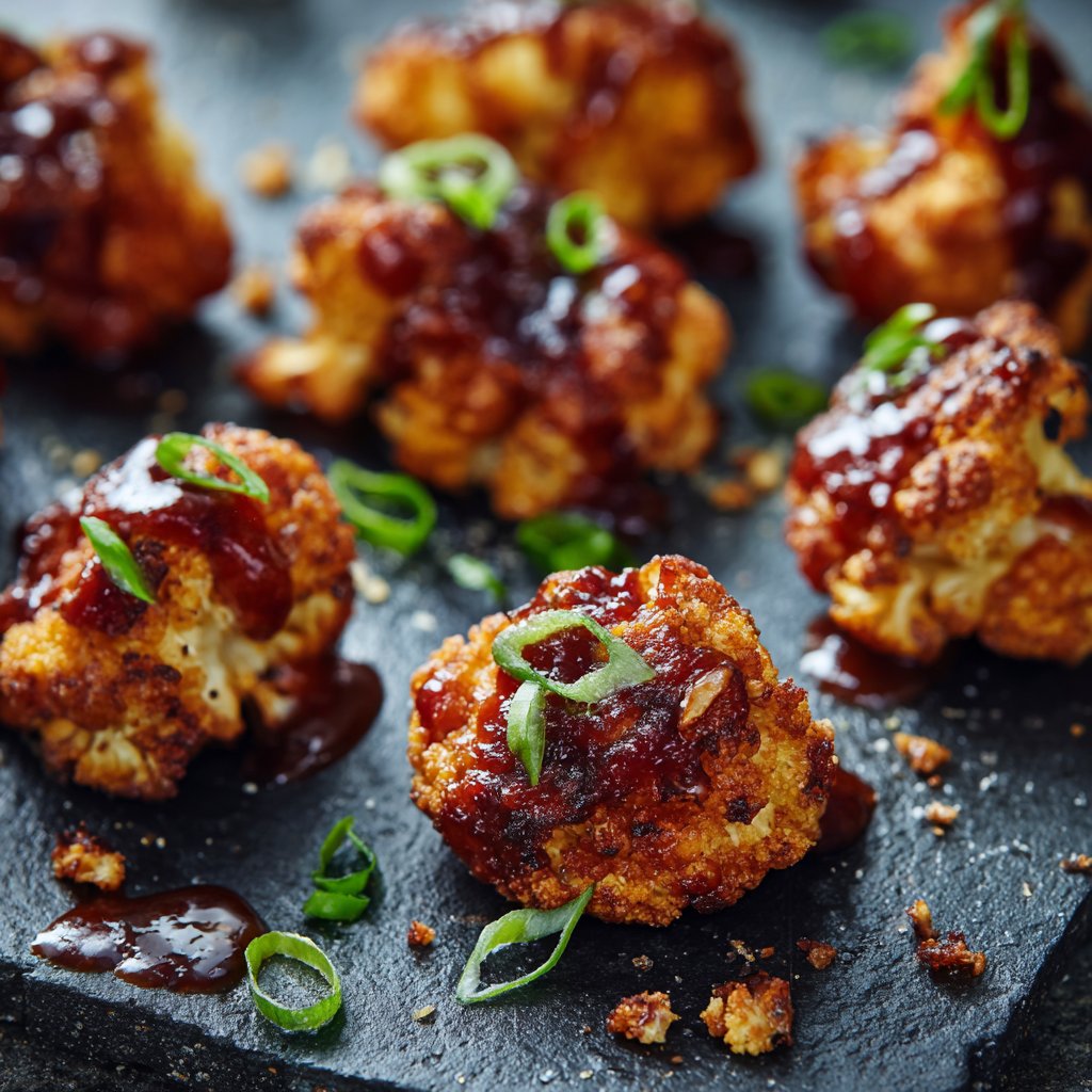 BBQ Chicken Cauliflower Bites