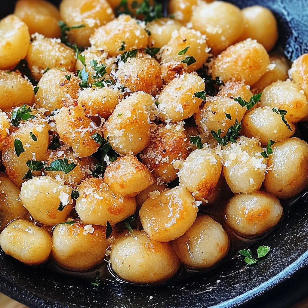 Friterad Gnocchi med Vitlök och Parmesanost: Ett fantastiskt ultimat recept