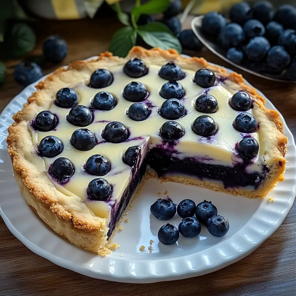 No Bake Blueberry Pie