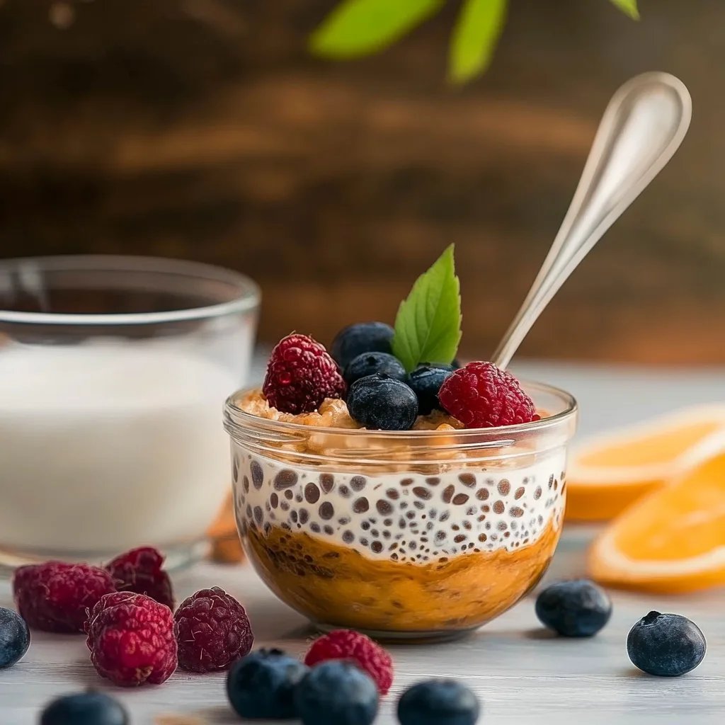 Övernattningshavregryn med bär: Ett fantastiskt ultimat recept