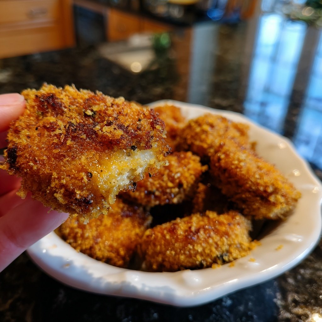 Gebackenes Honig Knoblauch Hähnchen Nuggets