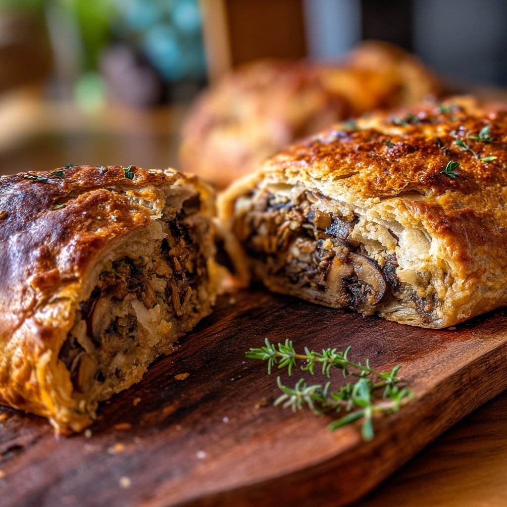 Pilz Wellington Rosmarin Pecorino Kruste