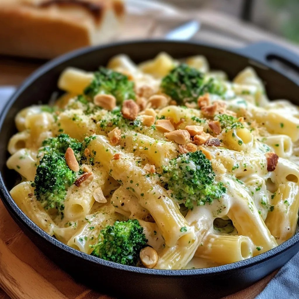 Cremige Nudeln mit Brokkoli