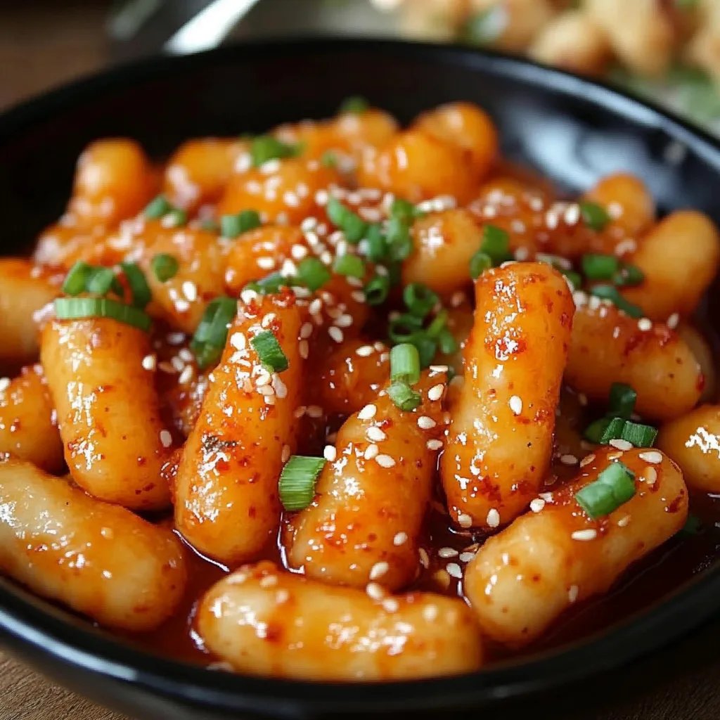Koreanska Spicy Rice Cakes: Ett fantastiskt ultimat recept