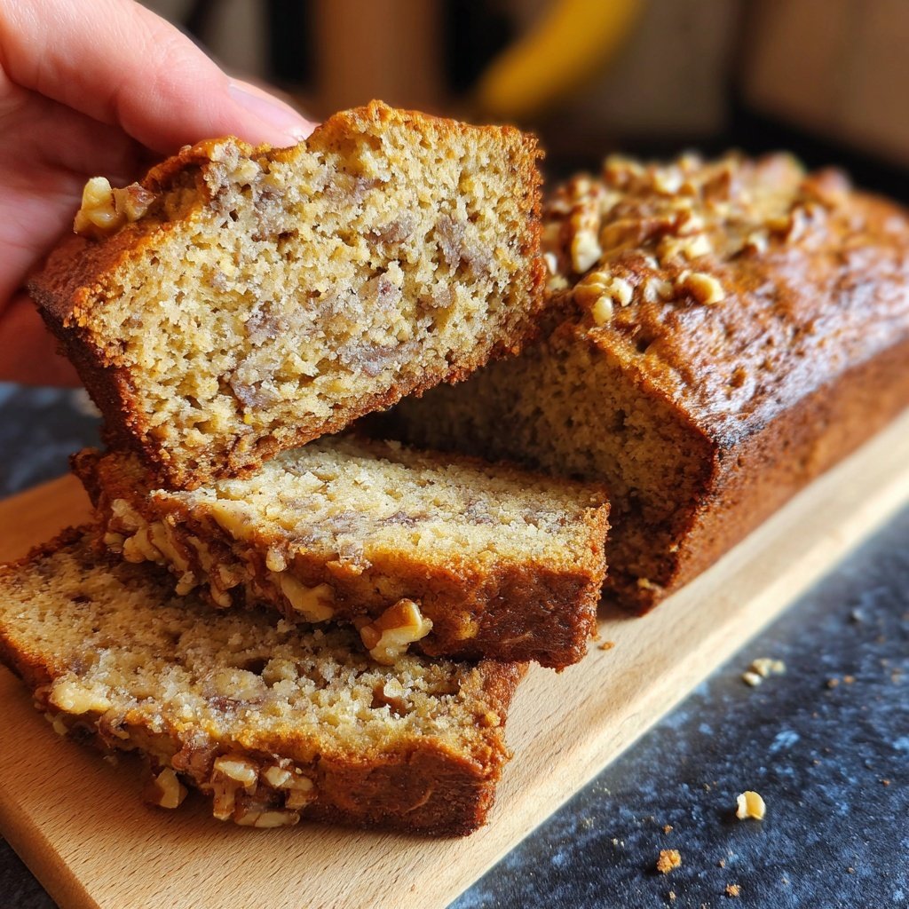 Bananenbrot mit Walnüssen