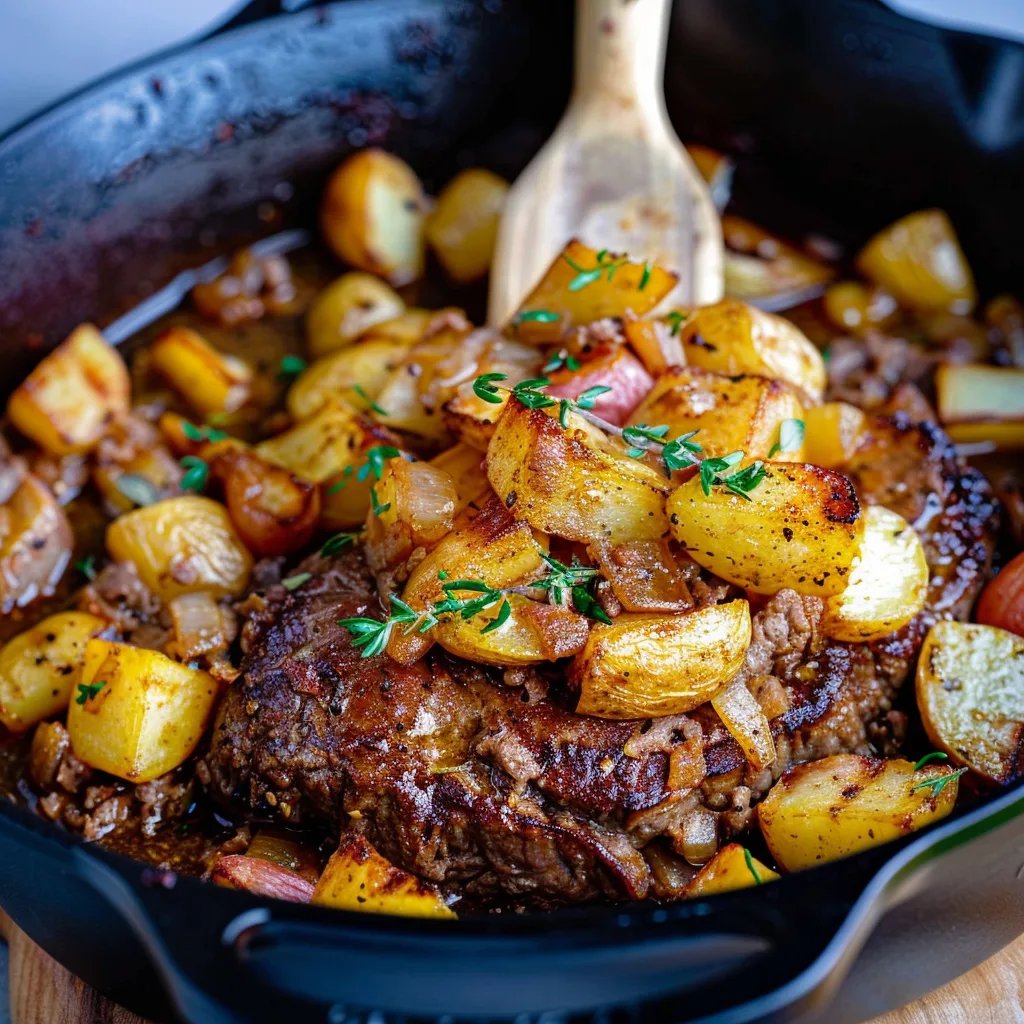 Kartoffelpfanne mit Hackfleisch