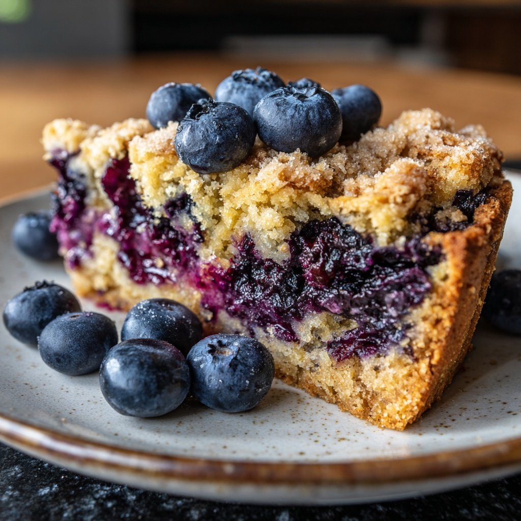 Blaubeeren Zitrone Sauerteig mit Ingwer Snap