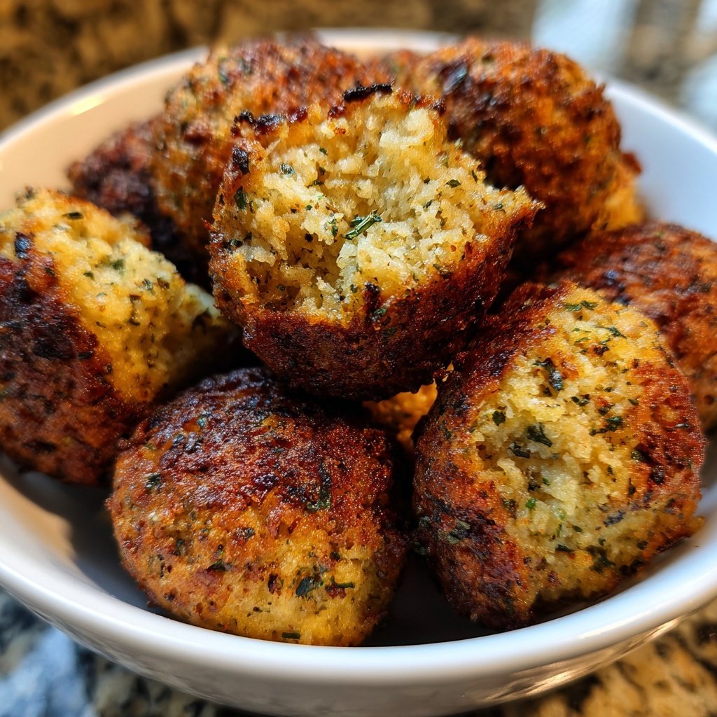 Falafel Bällchen im Airfryer