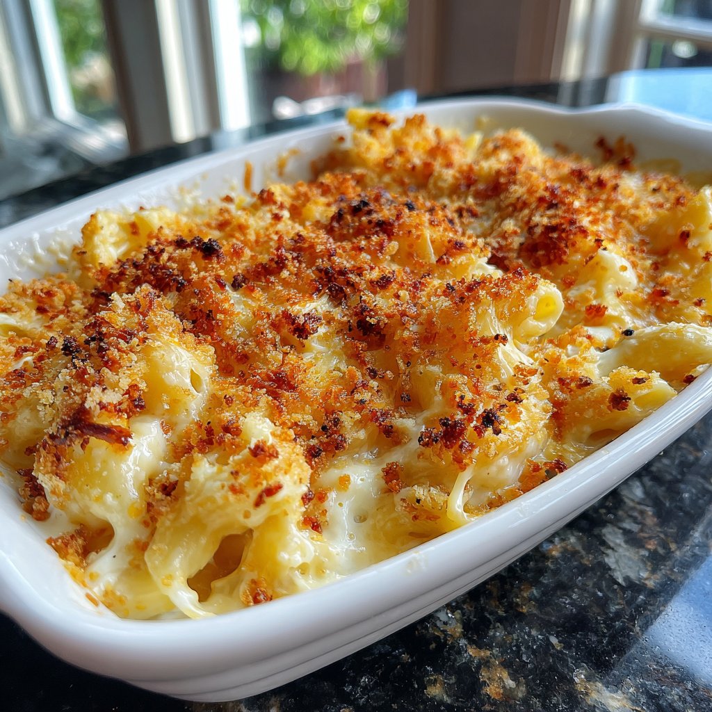 Hüttenkäse Makkaroni und Käse