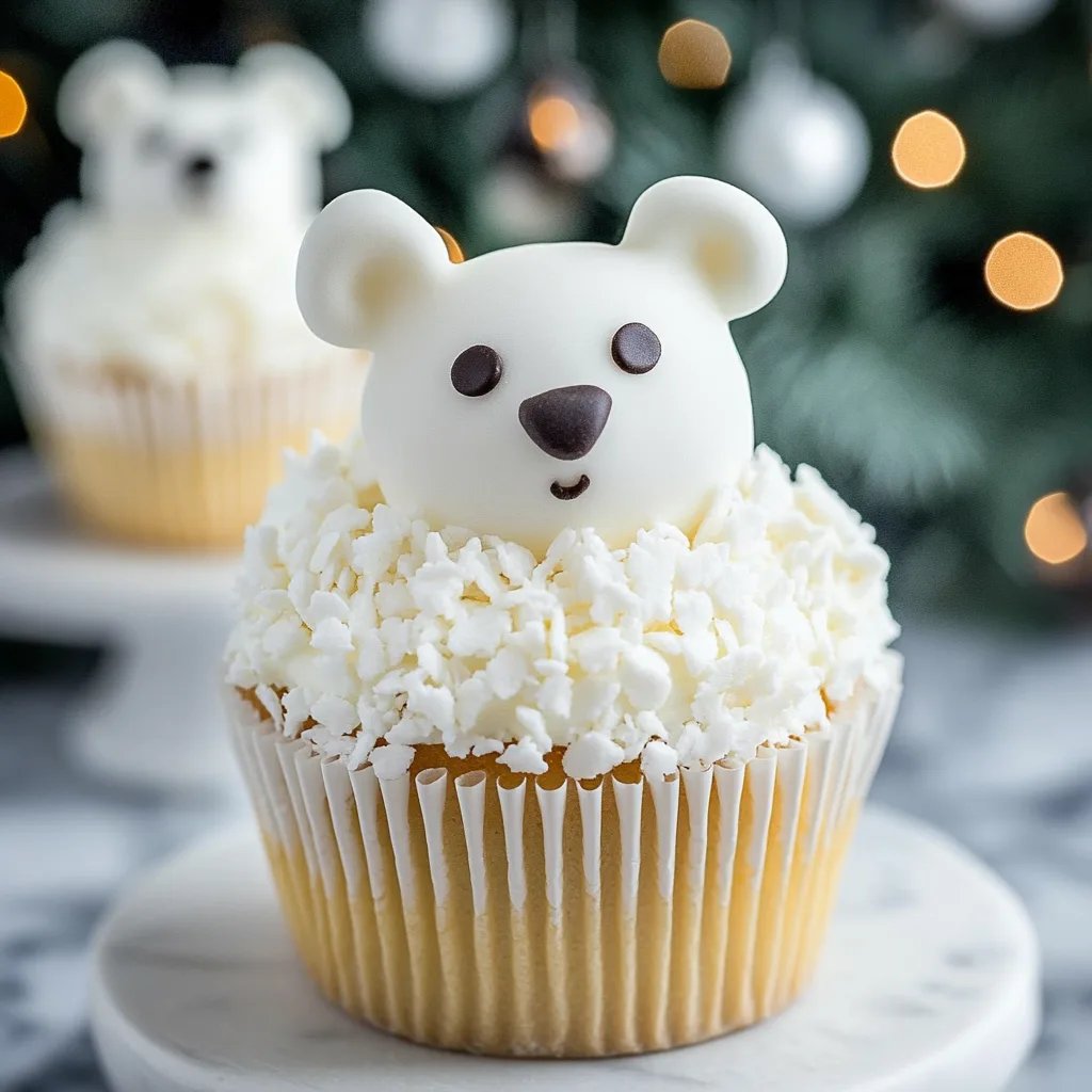 Weihnachtliche Polar White Bear Cupcakes: Ein Unglaubliches Ultimatives Rezept