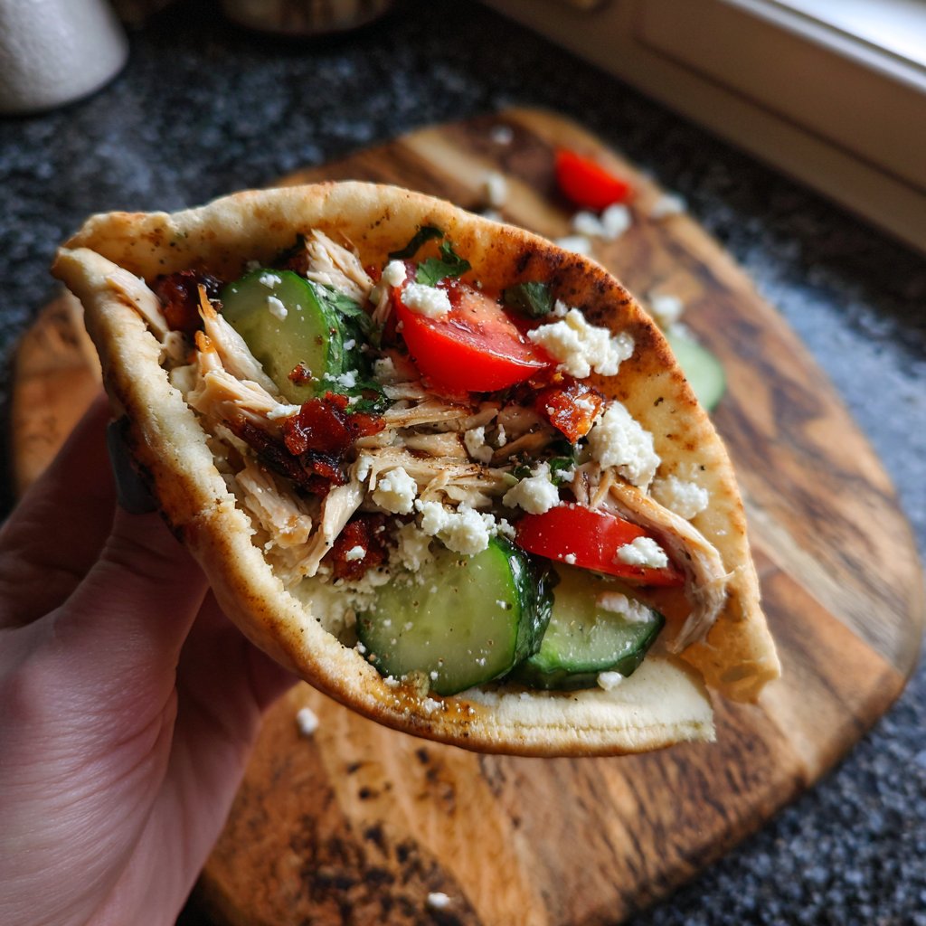 Mediterranean Chicken Pita Pocket