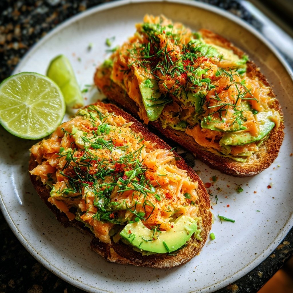Chili Limette Lachs Avocado Toast