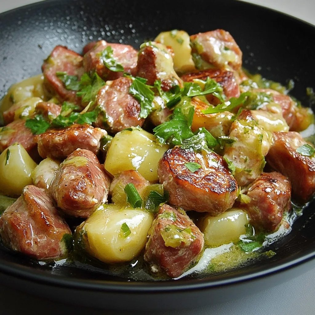 Rosenkohl mit Rindfleisch