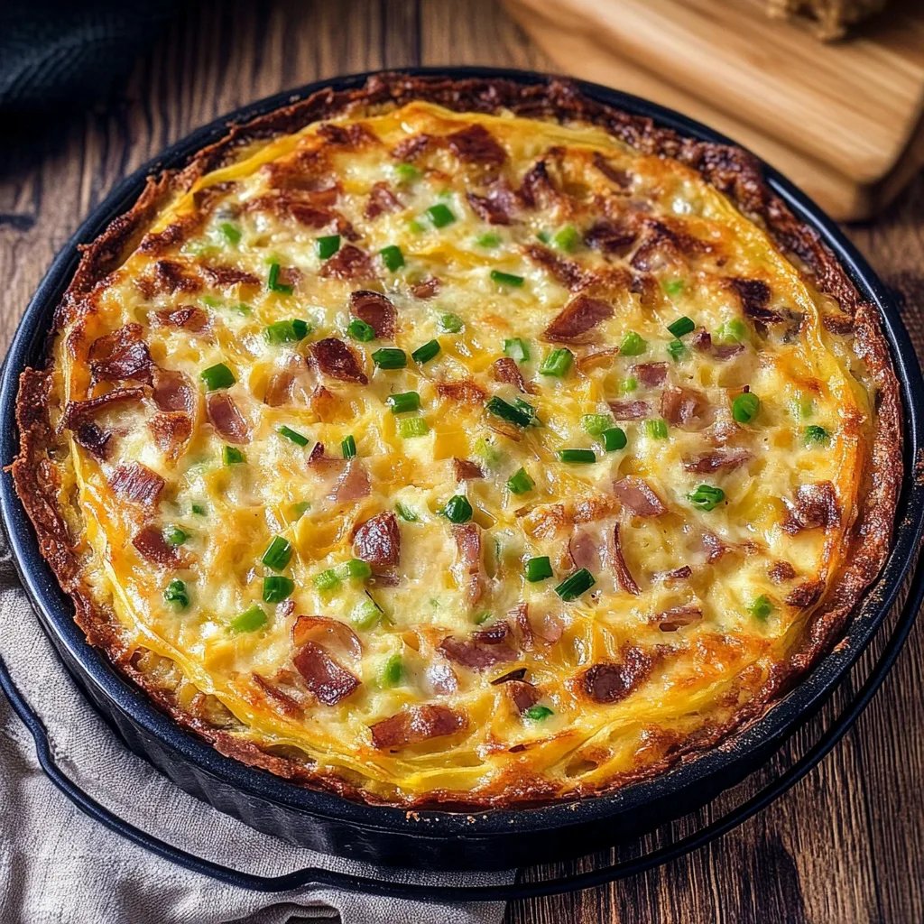 Potato Crust Quiche: Ein Unglaubliches Ultimatives Rezept für 4 Portionen
