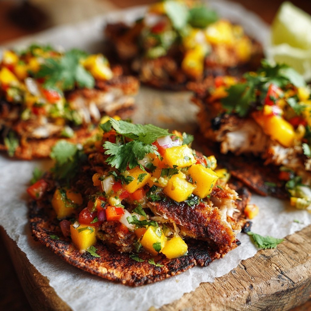 Würzige Jamaika Fisch Tacos