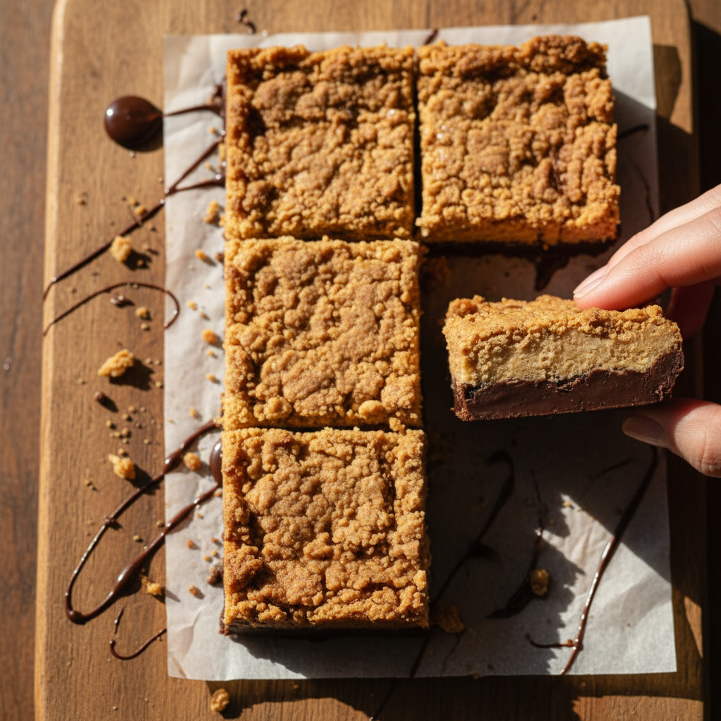 Erdnussbutter Cup Riegel