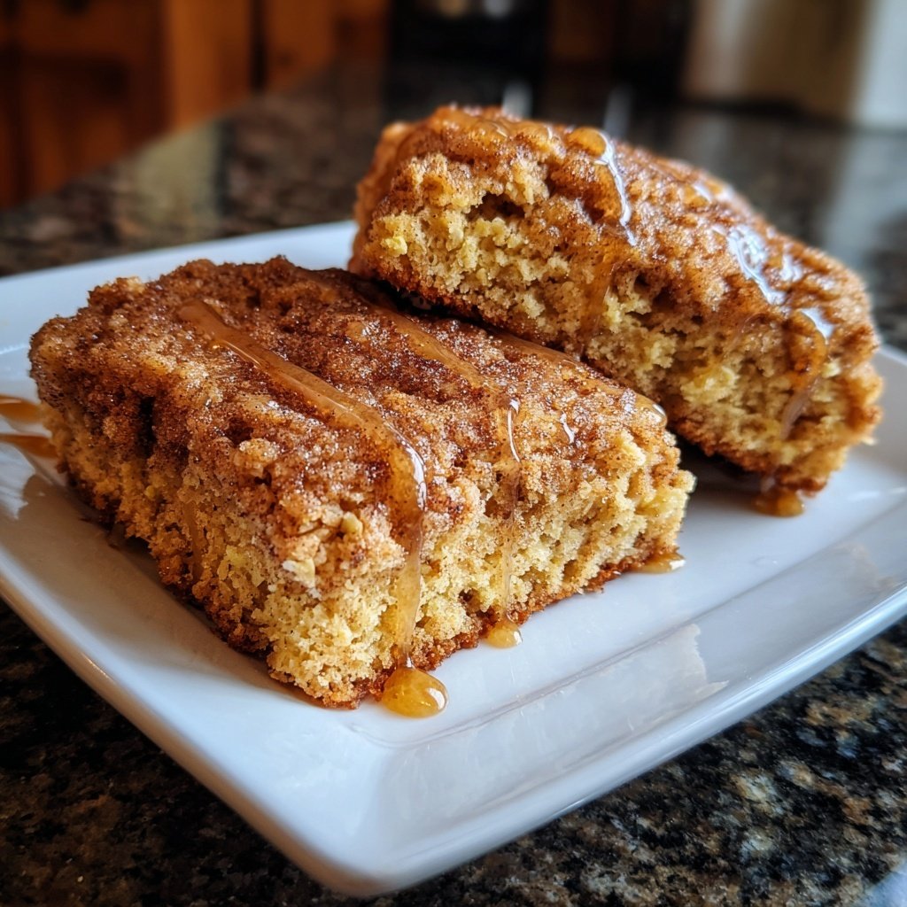 Zucchini Snickerdoodle Riegel