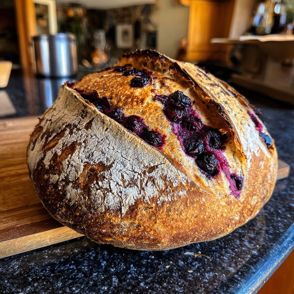 Vorbereitet Blaubeeren Zitrone Sauerteig Gefrierschrank