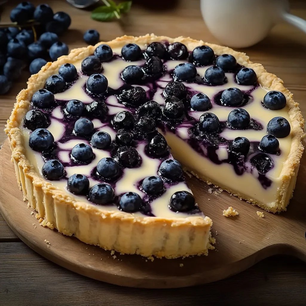 No Bake Blueberry Pie