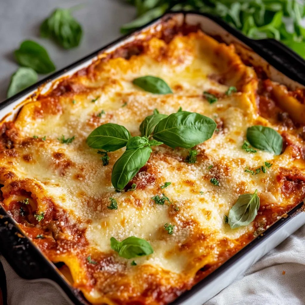 Familienfreundliche Gemüselasagne