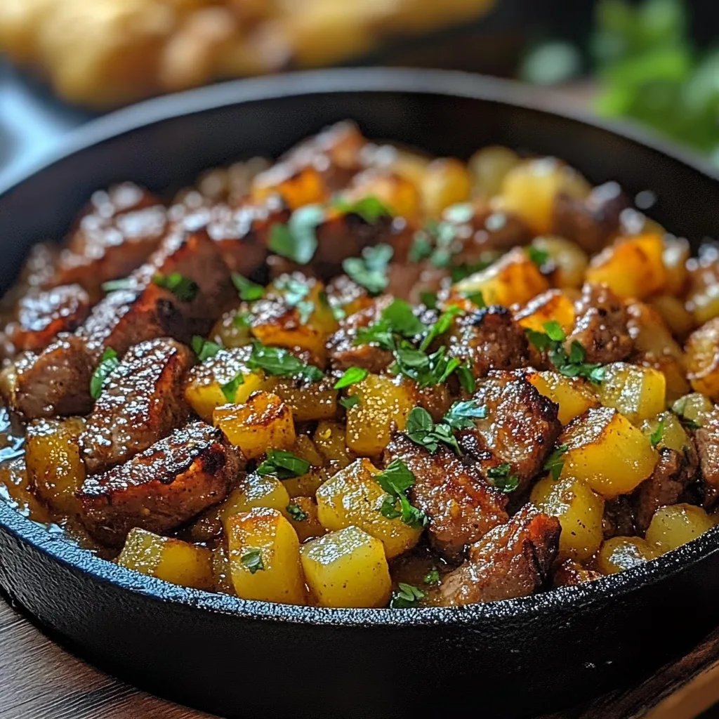 Mexikanische Hackfleisch-Pfanne mit Kartoffeln